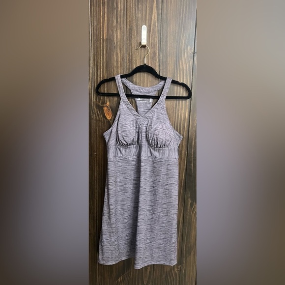 Gray Athletic Racer Dress-Size:Large - Picture 3 of 7